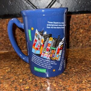 Times Square Blue Ceramic Mug